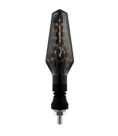 [99-5241-001] DIRECCIONAL DELANTERA/TRASERA AGATA ROJO CON LUZ CUARTO MULTICOLOR LED SET 12V