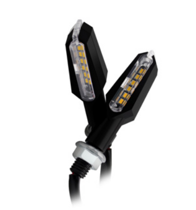 [99-5261-001] DIRECCIONAL DELANTERA/TRASERA ELFO MINI DOBLE LADO ROJO LED SET 12V