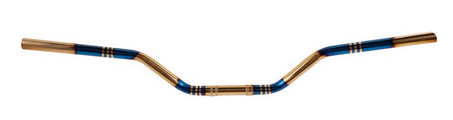 [BAS-1103-8111] MANUBRIO ALUMINIO IRON RACING IR8111 DORADO+AZUL