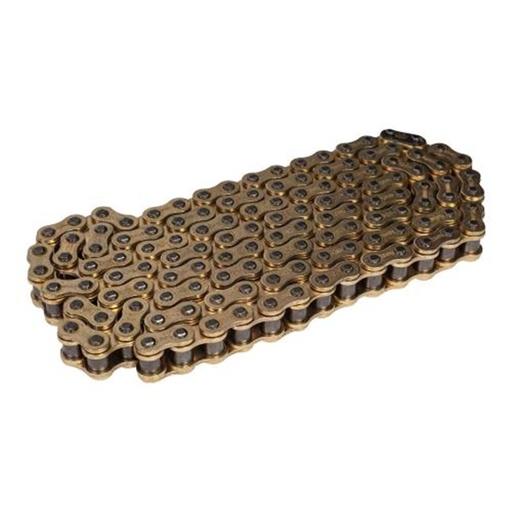 [6502-1207] CADENA 428H -116L REFORZADA DORADA PROMOTO PLATINO