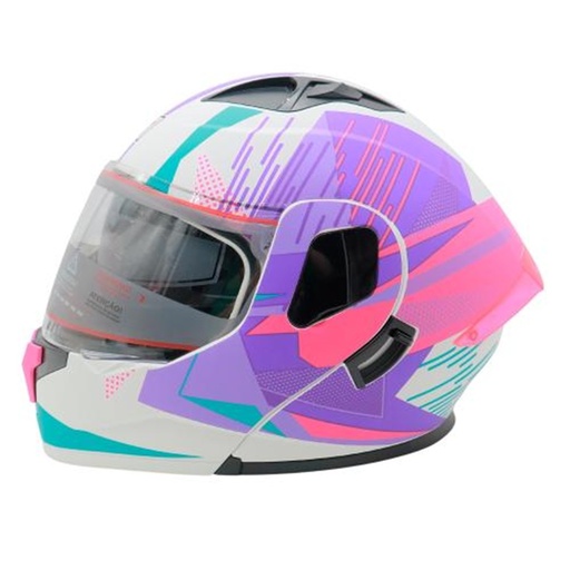 [7101-2258] CASCO ABATIBLE R7 RACING DYNATOS HEBE DOBLE MICA DOT XL
