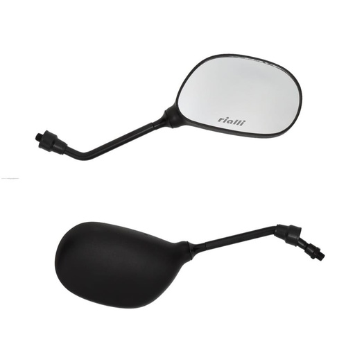 [4215-1018] JUEGO ESPEJOS ITALIKA FT125 SPORT OVALADO RIALLI