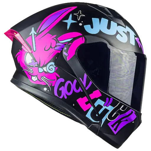 [7502317470031] CASCO FURIA KIT N BUN ROSA M KOV