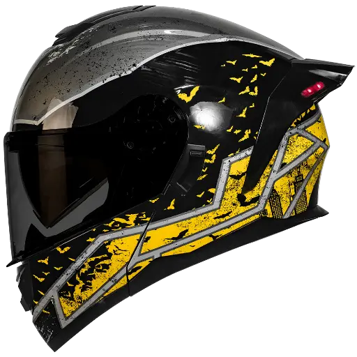 [7502305896454] DC CASCO ZERO BATMAN AMARILLO XL