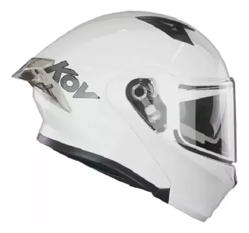 [7502317474947] CASCO FURIA BLANCO BRILLANTE M KOV
