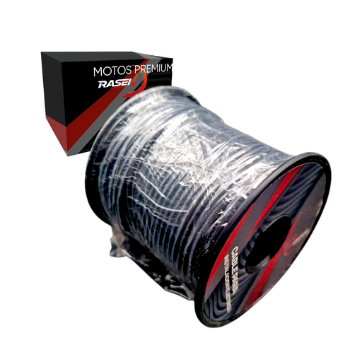 [RS-GRL-12002BK] CABLE UN SOLO COLOR  PARA INSTALACION ELECTRICA UNIVERSAL  (NEGRO)