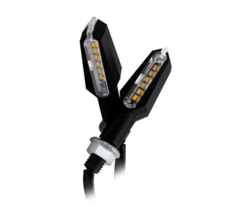 [99-5260-001] DIRECCIONAL DELANTERA/TRASERA ELFO MINI DOBLE LADO AMBAR LED SET 12V