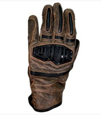 [GUN-H010-2XL] GUANTES PIEL PROTECCION DE MOLDE EN NUDILLOS ANTIDERRAPANTE EN LA PALMA NEGRO/CAFÉ 2XG