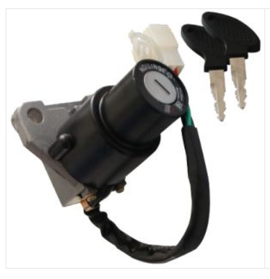 [SWI-A006] SWITCH INTERRUPTOR DE ENCENDIDO C/ JUEGO DE LLAVES 12 Vcc FT-180 / FT-200 / FT-200 AMARILLO / FT250