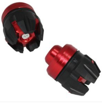 [SLI-017RO] SLIDER PUNTA DECORATIVA DE ALUMINIO/ABS ROJO UNIVERSAL