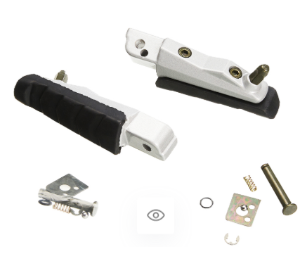 [POS-1616-0515] F11010320 F11010319 F11010224 POSAPIE DEL DER Y IZQ GOMA PEDAL POSAPIE DEL RT200GP 17-19