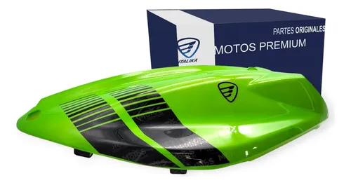[F13012417] CUBIERTA COLA IZQ VERDE LOGO X125 VERDE