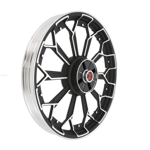 [1512-1159] RIM PROMOTO TRASERO SPYDER-10 NEGRO ALUMINIO (18X1.85)(TT) ITALIKA DT125 CLASICA /SPORT/FT125 CLASICA/ROJA/SPORT/DT150 CLASICA/XFT125