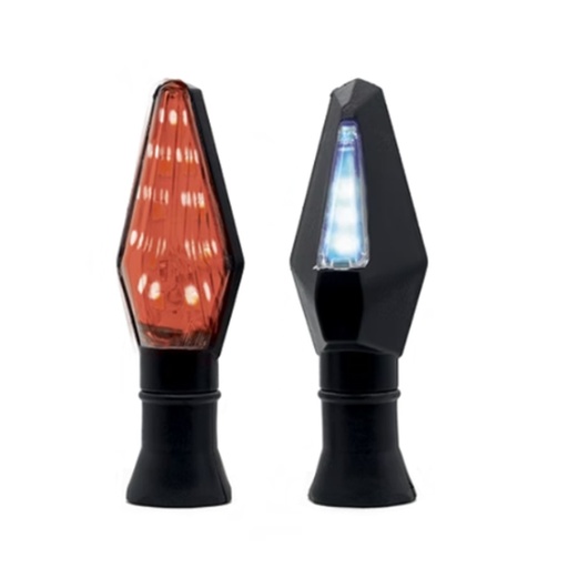 [OK-DIR-A020] DIRECCIONAL LED DUO TIPO ROMBO ROJO UNIVERSAL