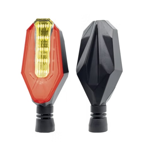 [OK-DIR-A027] DIRECCIONAL LED DOBLE DIM AMAR-ROJO UNIVERSAL