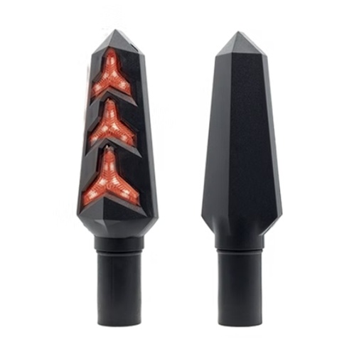 [OK-DIR-A040] DIRECCIONAL LED SECUENCIAL PREMIUM ROJO UNIVERSAL
