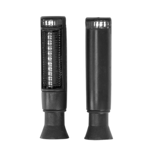 [OK-DIR-A041] DIRECCIONAL LED SECUENCIAL TIPO BARRIL AZUL-AMARILLO UNIVERSAL