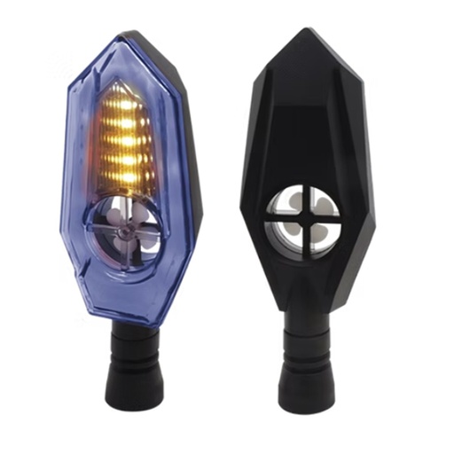 [OK-DIR-A055] DIRECCIONAL LED SECUENCIAL TIPO ZAFIRO AMAR-AZUL UNIVERSAL