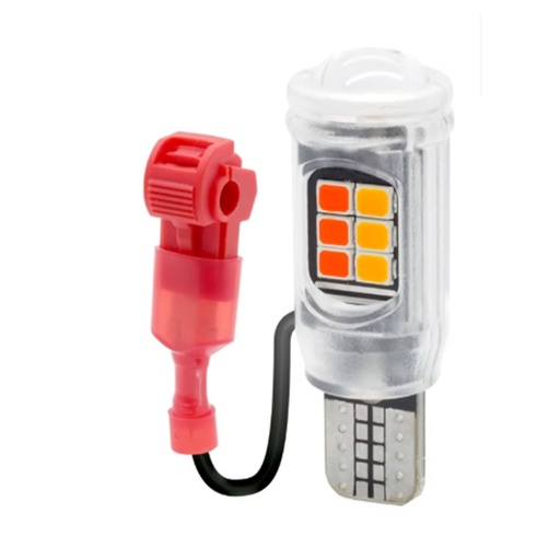 [OK-FOC-A036] FOCO DE PELLIZCO 16 HIPERLED DUO ROJO-AMA