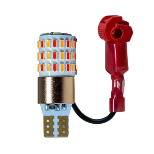 [OK-FOC-A037] FOCO DE PELLIZCO 54 HIPERLED DUO ROJO-AMA