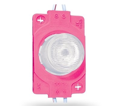[RS-MOD-4001P] TIRA DE MODULO LED TIPO SOMBRERO 1 LUZ (ROSA)