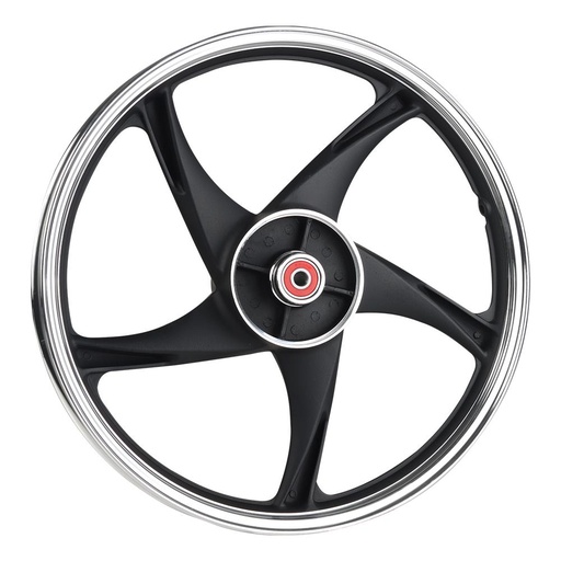 [1512-1128] RIM PROMOTO TRASERO NEGRO MATE ITALIKA AR110/AT/RT/XT(17X1.60)(TT)