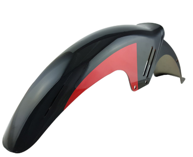 [SAL-4101-0007C] SALPICADERA DELANTERA ITALIKA FT150 NEGRO/ROJO
