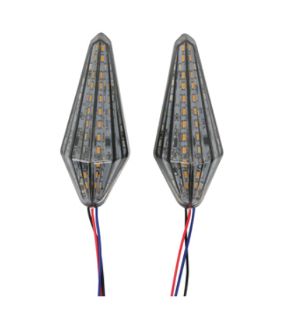 [99-5247-001] DIRECCIONAL DELANTERA/TRASERA AUTOADHERIBLE SECUENCIAL CON LUZ CUARTO BLANCO LED SET 12V