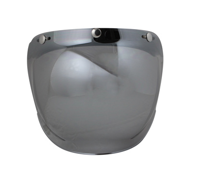 [80-5329-001] MICA BURBUJA CROMADA CASCO VINTAGE RODA