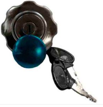 [TAP-003] TAPON TANQUE DE GASOLINA CROMADO CON JUEGO DE LLAVES FT-125 / KURAZAI CLASSIC 125 05-12