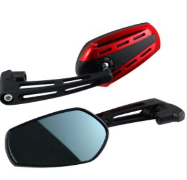 [ESP-A22NR] ESPEJOS ALIEN NEGRO / ROJO