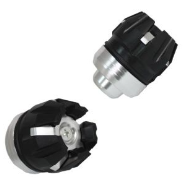 [SLI-017PL] SLIDER PUNTA DECORATIVA DE ALUMINIO/ABS PLATA UNIVERSAL 