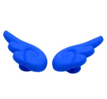 [ACC-006AZ] ALAS PARA CASCO EN COLOR AZUL UNIVERSAL PARA TODO TIPO DE CASCOS