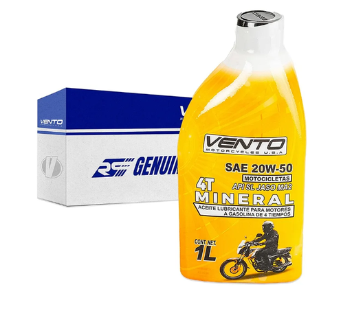 [VL01010007] Aceite Vento 4 Tiempos SL Mineral Jaso MA2 20W-50