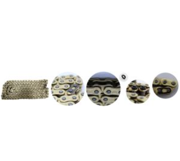 [CAD-004XR] CADENA 520HX-136L X-RING DORADA REFORZADA MOTOS URBANAS/DEPORTIVAS