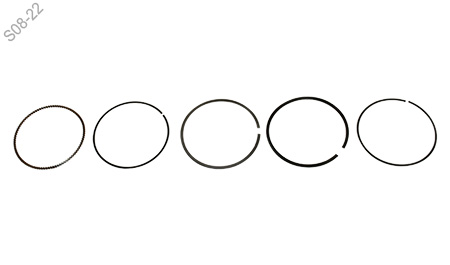 [M08010016] JUEGO ANILLOS PISTON 0.50 HUNK 150, ECO150 CARGO, ECO150 TR