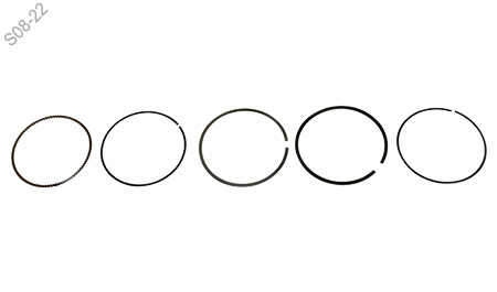 [M08010018] JUEGO ANILLOS PISTON 1.00 HUNK 150, ECO150 CARGO, ECO150 TR