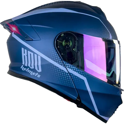 [7502317472981] KOV CASCO THUNDER WAVES AZUL CON LED XL