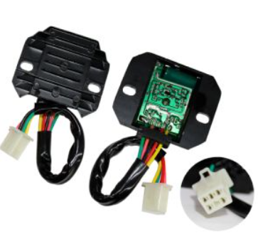 [REG-CGM-01A] REGULADOR 5 PUNTAS TRANSPARENTE 12 Vcc MOTOS DE TRABAJO CHINAS 125 / 150 / 200cc