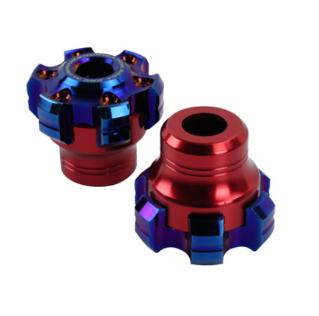 [99-0039-001] SLIDER EJE DELANTERO/TRASERO ROJO UNIVERSAL