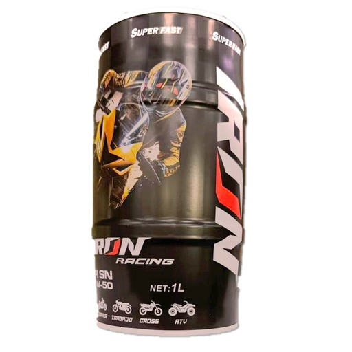 [ACE-6202-0121] ACEITE SINTETICO PARA MOTOCICLETA 4T IRON RACING API-SN 20W-50 1LT