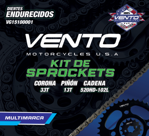 [VG15100002] KIT DE SPROCKET   CORONA  50T / PIÑON 17T CADENA REFORZADA NEGRA 428H-132 CROSSMAX 150 - 2023> 2024 > 2025 > 2026
CROSSMAX 170 - 2024 > 2025 > 2026
CROSSMAX 200 - 2020 > 2021 > 2022 > 2023 > 2024 > 2025 > 2026
CROSSMAX 220 - 2024 > 2025 > 2026
STARK 150 - 2022 > 2023> 2024 > 2025