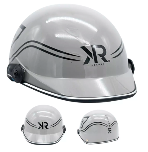 [CAS-CH-K020-L]  CASCO CACHUCHA ADULTO LUKY SILVER TALLA L