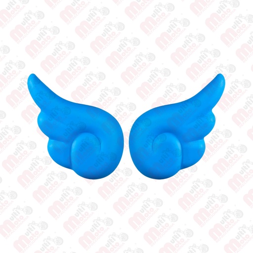 [MZ-1295-AZ] Adorno alas de angel para casco azul