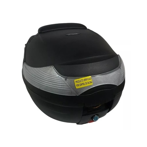 [CJA-005] CAJA PORTA-EQUIPAJE MOTONETAS Y MOTOS DE TRABAJO 33 L ANCHO 43 cm /ALTO 31 cm / FONDO: 42 cm  / DESMONTABLE/REFLEJANTE /RESPALDO
ACOJINADO/CARGA: 3.5 kg