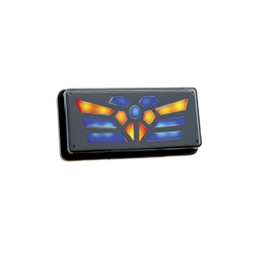 [RS-CAL-1004Y-BU] CALAVERA LED DECORATIVA AMAR-AZUL