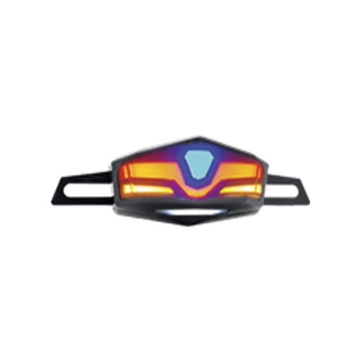 [RS-CAL-1002Y-R] CALAVERA STOP PREMIUM MULTIFUNCIONAL DE LED (AMARILLO-ROJO)