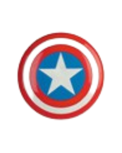 [CAL-ESC-063] CALCOMANIA ESCUDO CAPITAN AMERICA