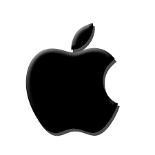 [CAL-MAN-043] CALCOMANIA MANZANA DE APPLE NEGRO 