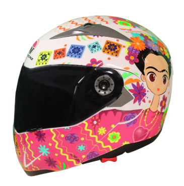 [CAS-7101-6225C] CASCO ABATIBLE IRON RACING IR-105 DOBLE MICA DOT SWEET AZUL TALLA L